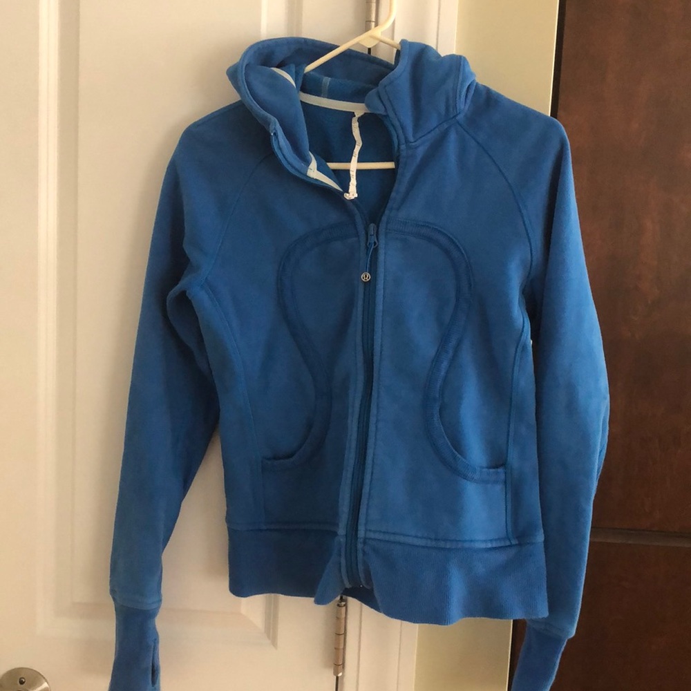 Pretty Blue Lululemon Scuba Hoodie